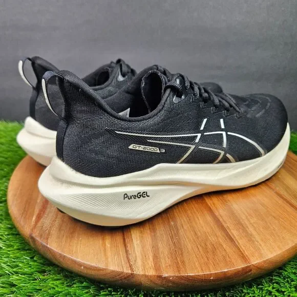 Asics GT-2000 13 Shoes Mens 9 Extra Wide Black White Athletic Running Sneakers